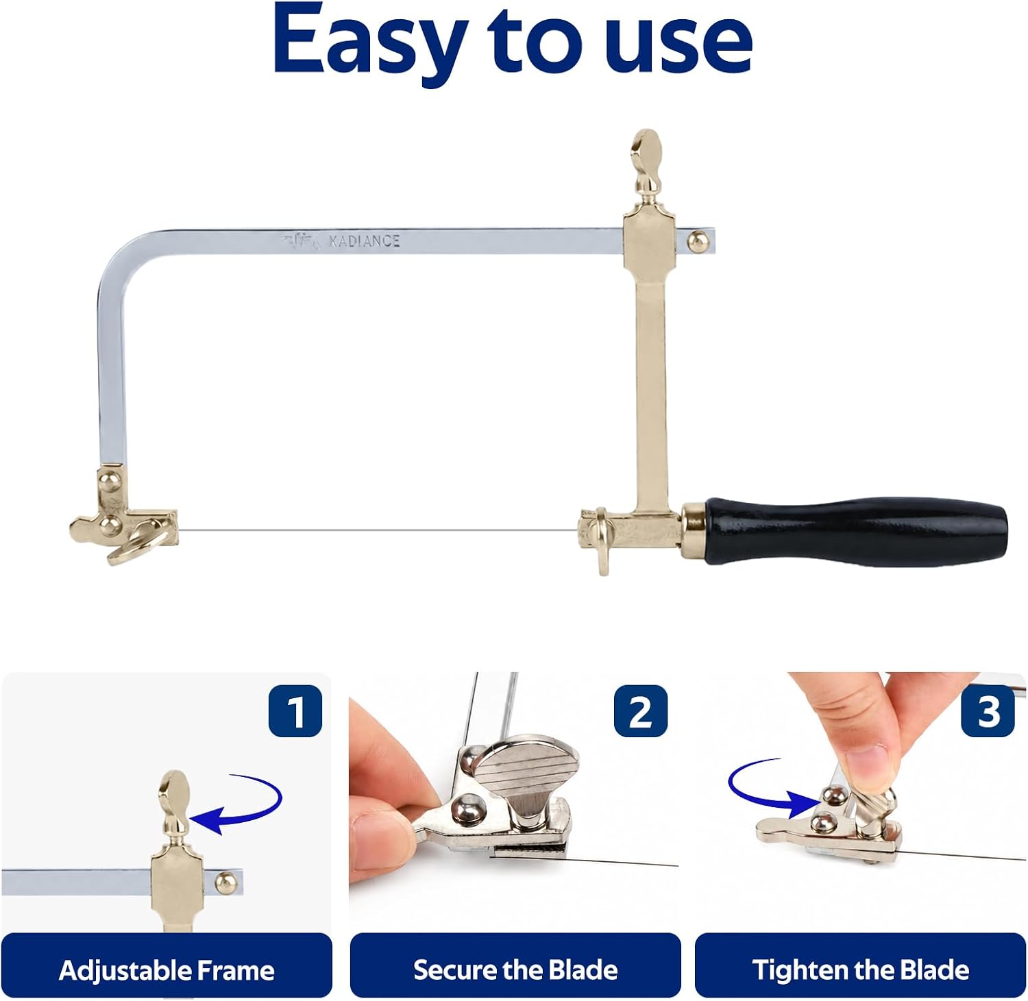 3-in-1 Professional Jeweler's Saw Set, for Precise Jewelry Making