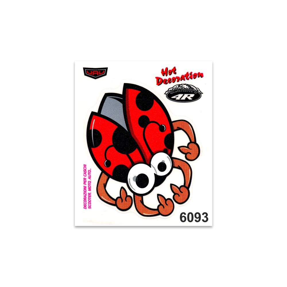 Quattroerre Sticker Ladybird 10 x 12 cm