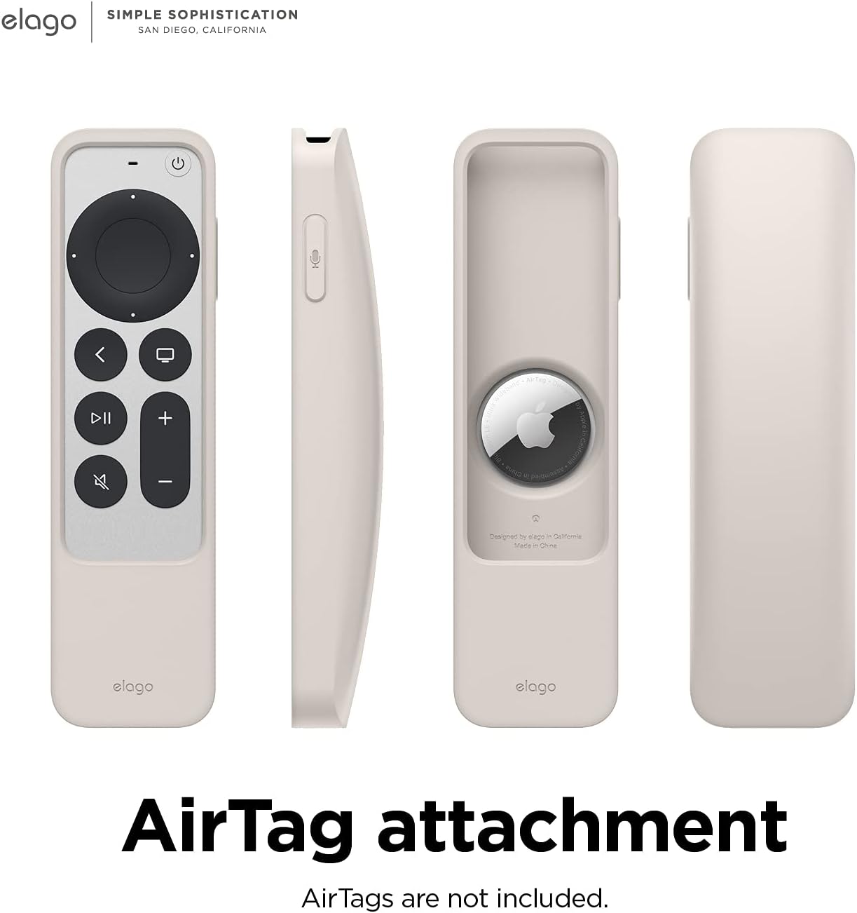 elago R5 Locator Case Compatible with Apple TV 4K Siri Remote 3rd (2022) & 2nd Generation and Compatible with Apple AirTag - Image 5