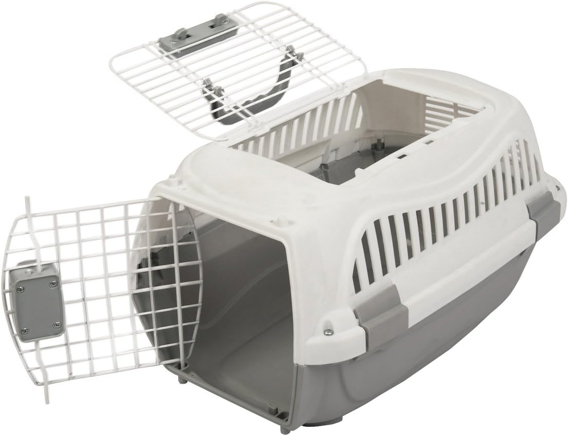 Favorite 19.5Inch Portable Two Door Top Load Pet Plastic Carrier Crate