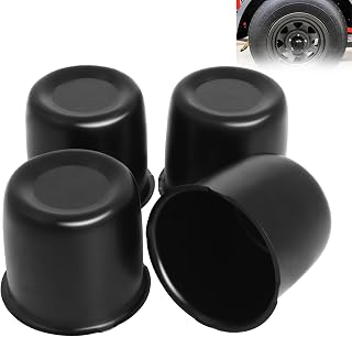 3.31 inch Wheel Center Caps Push-Through 4 Pack for Trailer Truck RV SUV