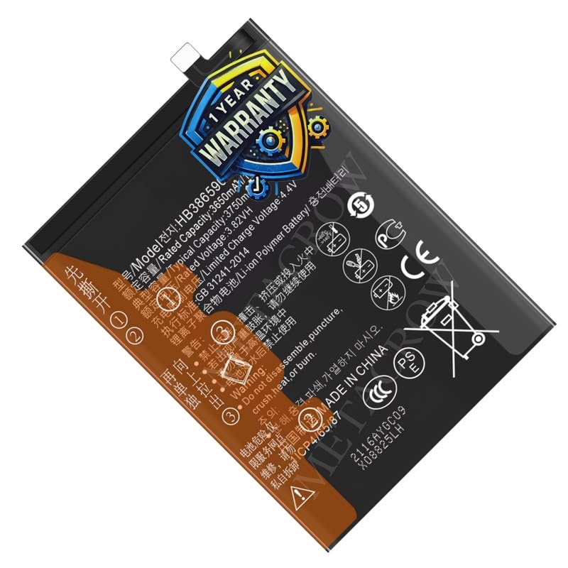 Image of Original HB386589ECW | HB386590ECW Battery Compatible for Huawei P10 Plus | Mate 20 Lite - (3750mAh) - 1 Year Warranty JK1