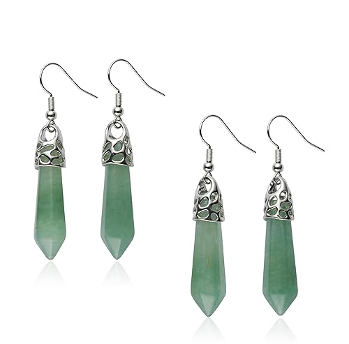 Miniatura 8 de Jade Earrings for Women, Handmade Green Jade Earrings – Sage Green Jewelry & Earrings for Women, Jade Jewelry for Women, Green & Silver Earrings