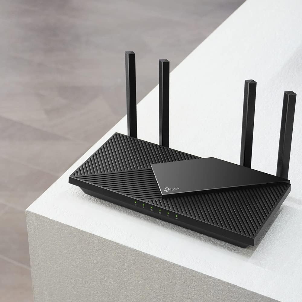 TP-Link Archer AX55 Routeur WiFi 6, Routeur WiFi AX 3000 Mbps bi-Bande, 5 Ports Gigabit, 4 antennes à Haute Performance, WPA3, Contrôle Parental, OneMesh, Antivirus intégré