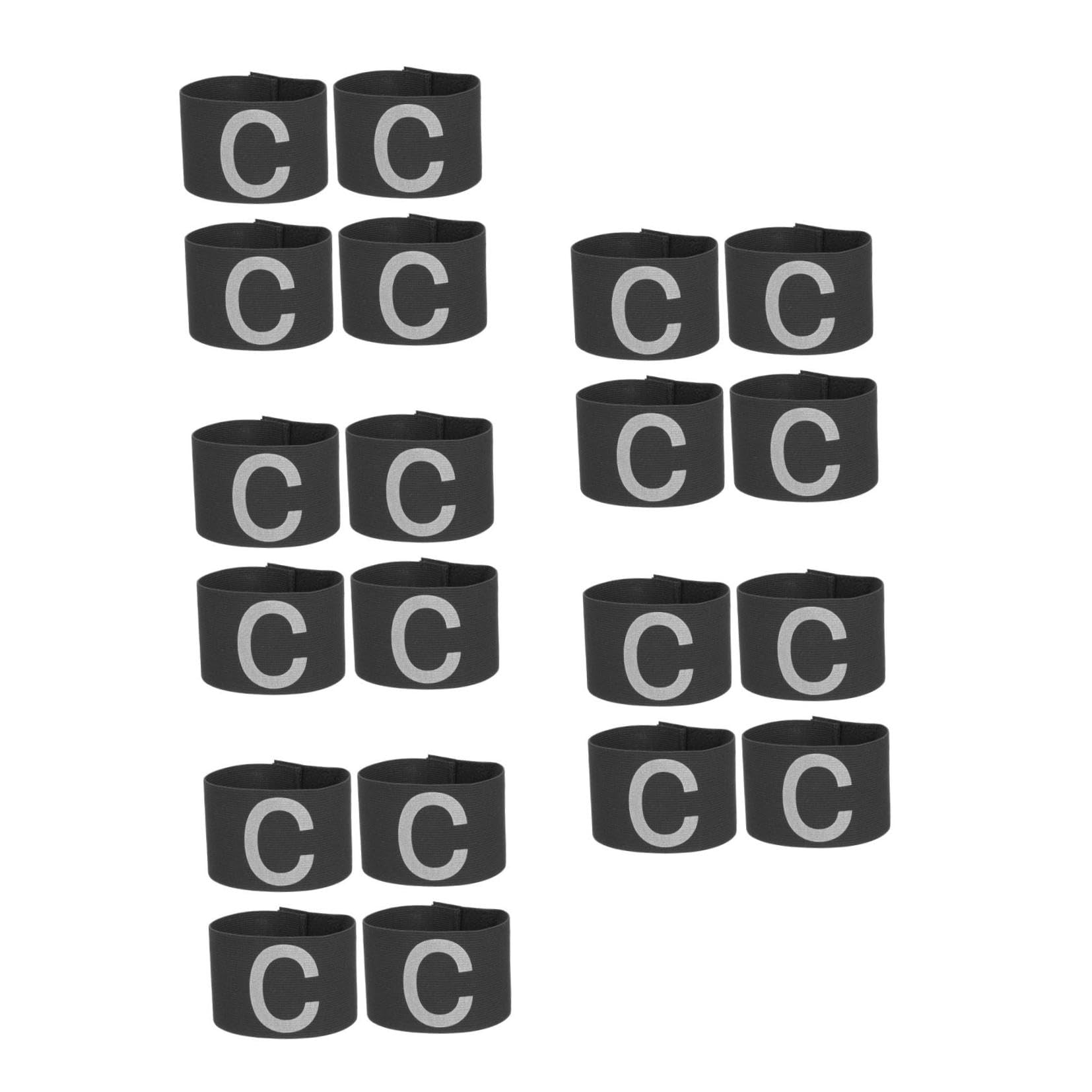 Yardwe 20pezzi Fasce Da Professionali Per Calcio Resistenti e Pratiche Accessori Per Squadre Di Calcio Armbands Convenienti Per Giocatori Di Tutte Le Età