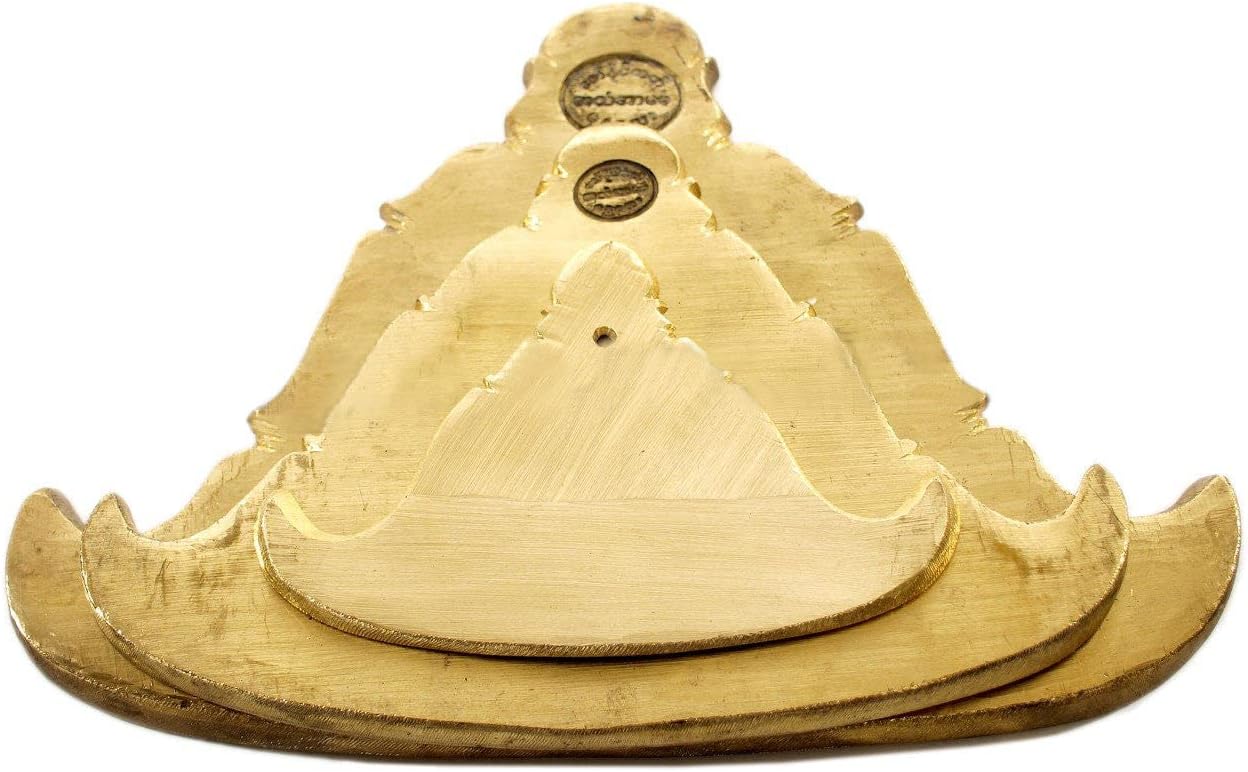 Plain Kyeezees (Burma Bells) - Includes String for Hanging & Mallet/Easy to Play Bronze Plate Chime Instrument from India/For Sound Healing & Meditation / 5 in to 12 in