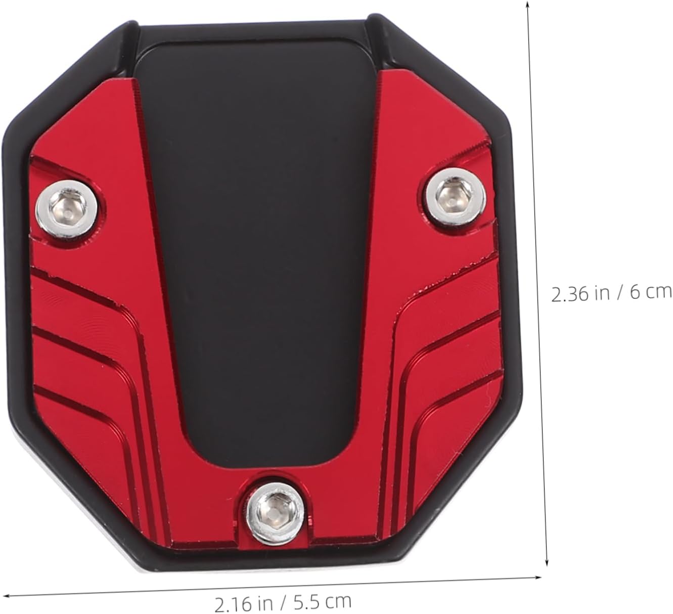 OUNONA 2pcs Wide Fit Motorcycle Side Stand Pad Kickstand Base Plate Easy Install Kickstand Accessory