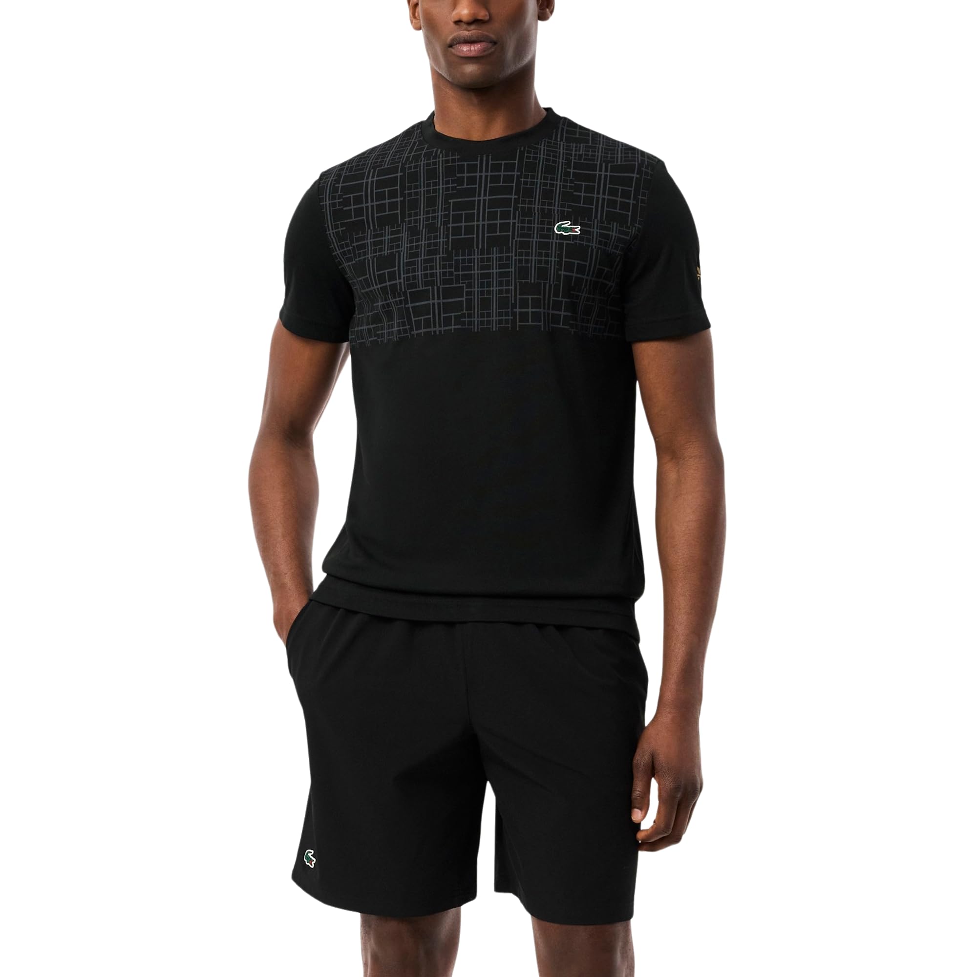Amazon.co.jp: Lacoste メンズ テニス x Novak Djokovic ショーツ