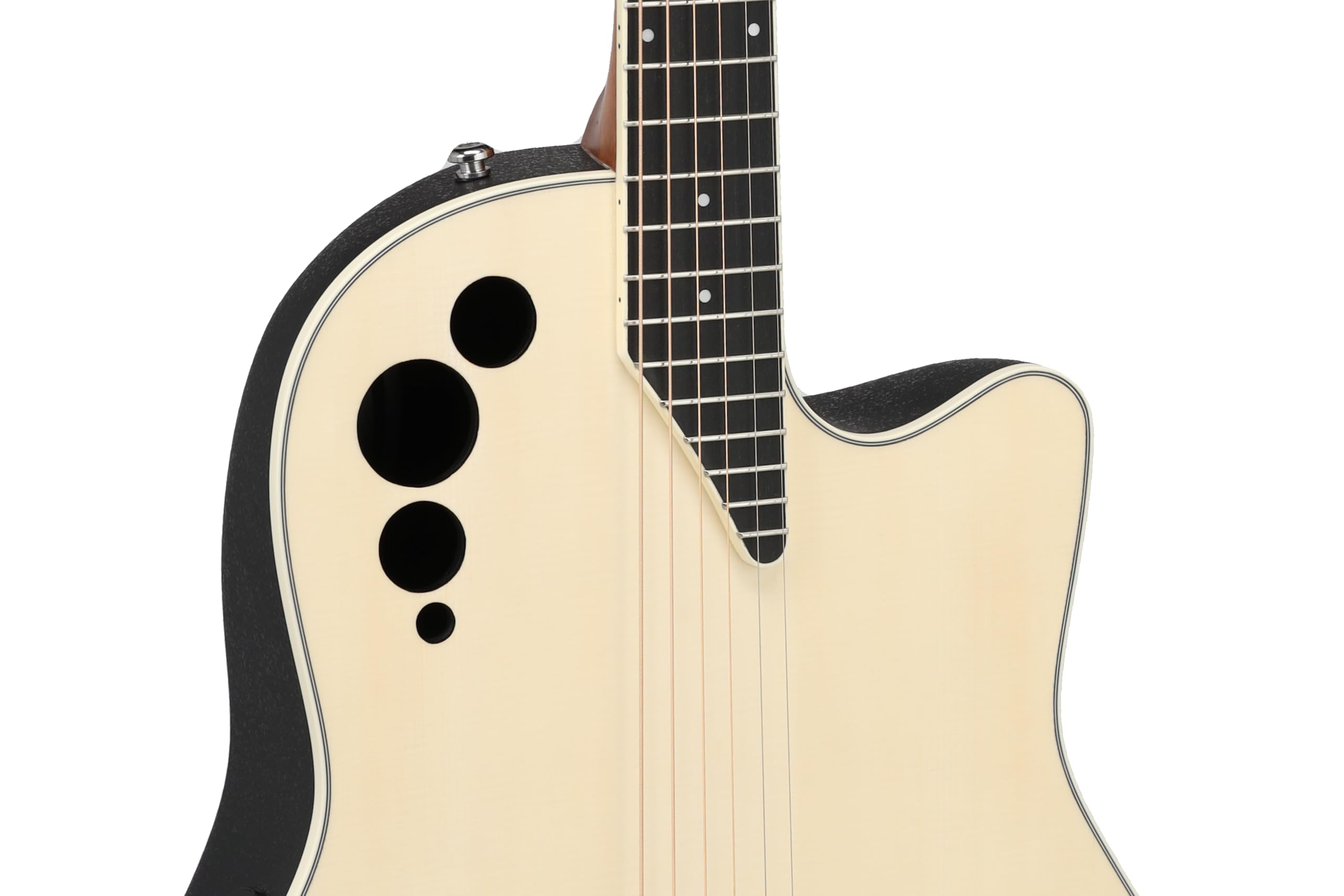 Applause Guitare électro-acoustique Spirit - table en épicéa sélectionnée - corps Lyrachord profondeur moyenne - pan coupé - préampli AP2T + accordeur - naturel - AAE-044-4S
