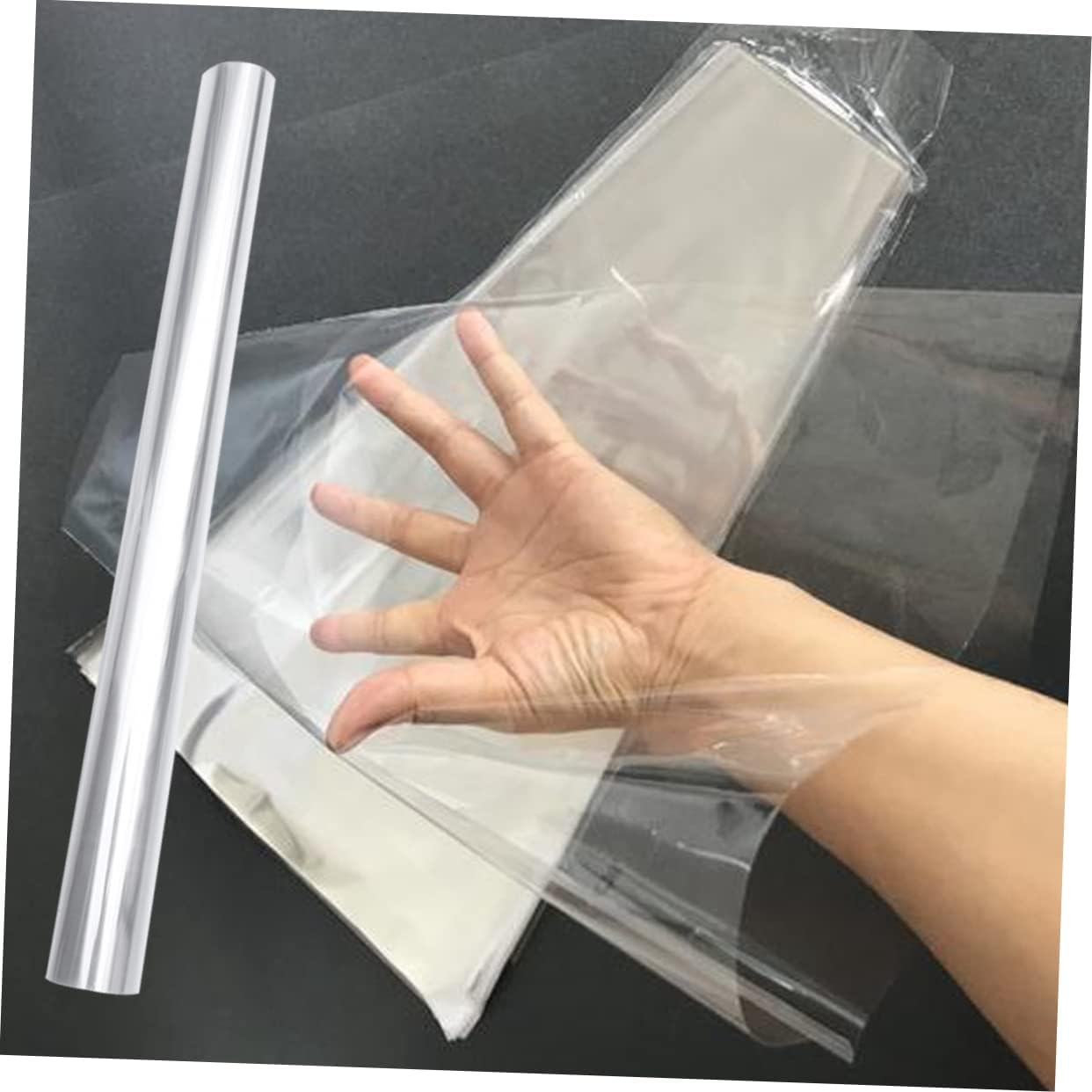 DECOMELODY Cellophane Wrap Roll 10m x 54cm for Flower Bouquets Baskets Arts and Crafts Wrapping Paper for DIY Decoration