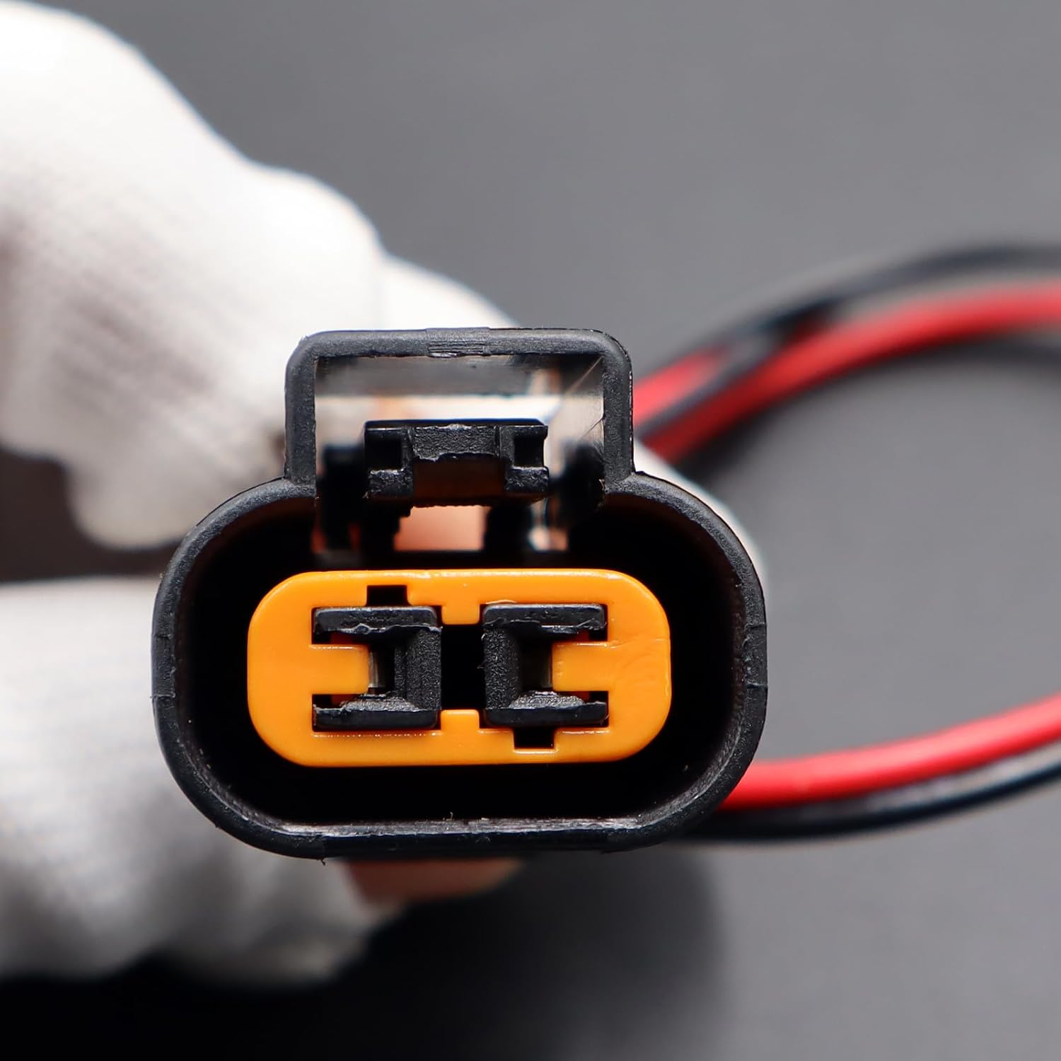 LIZAPUS 2-Pin Fog Lamp Fog Light Connector Pigtail Plug Compatible with Kia Forte 2022-2024 Harness Wiring PB625-02027