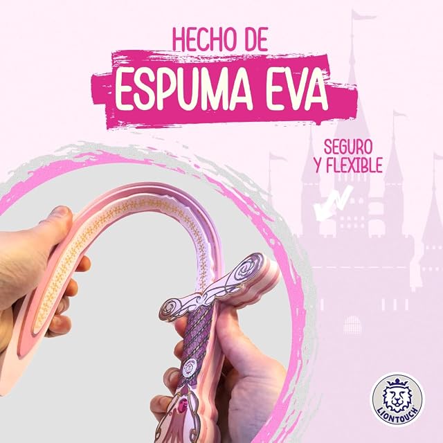 Foto 3 de 6 de Liontouch - Espada de Reina Rosa, para niñas 3-6 Años