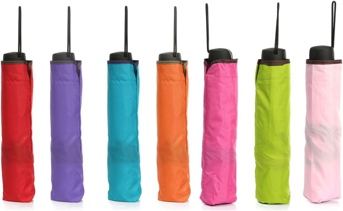 Folding Anti UV Magic Parasol Windproof Watermark Blossom Compact Sun Rain Lady Bumbershoot Umbrella (Random: Color)