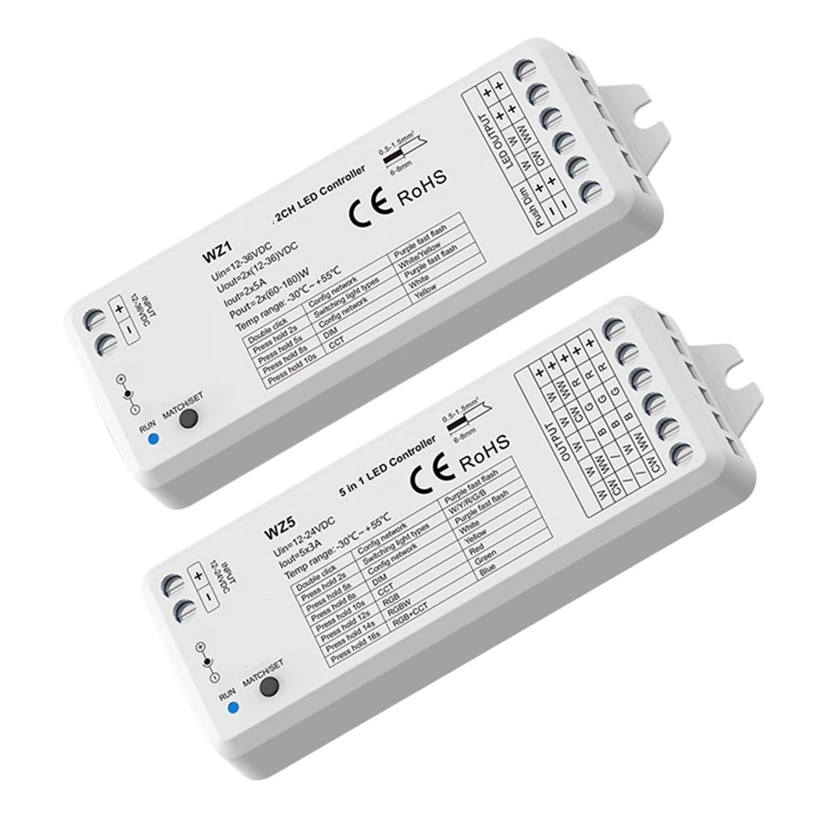 Controlador atenuador LED WZ1: regula la intensidad de tus tiras de luz de forma precisa