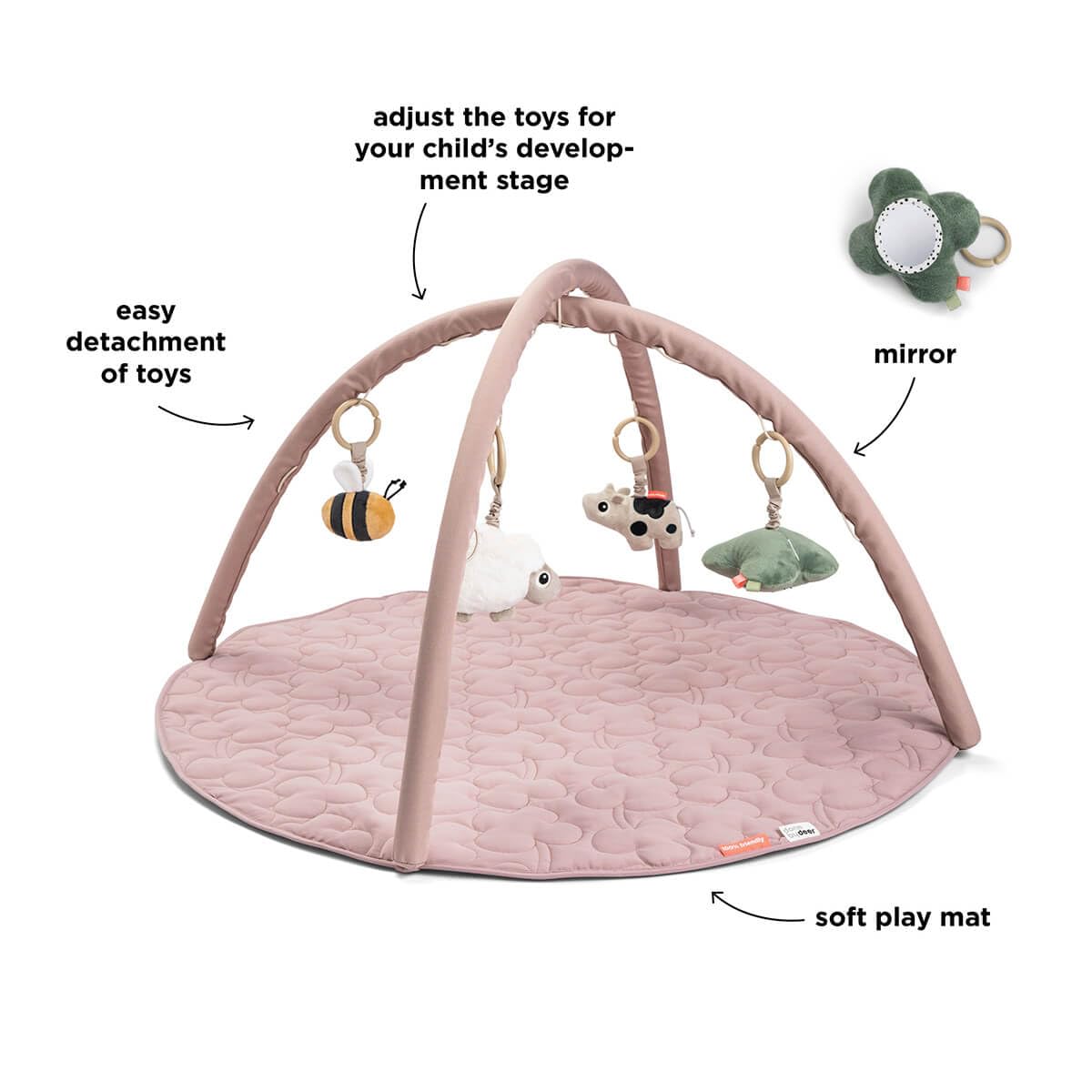 Done By Deer Activity Tiny Farm Play Mat One Size