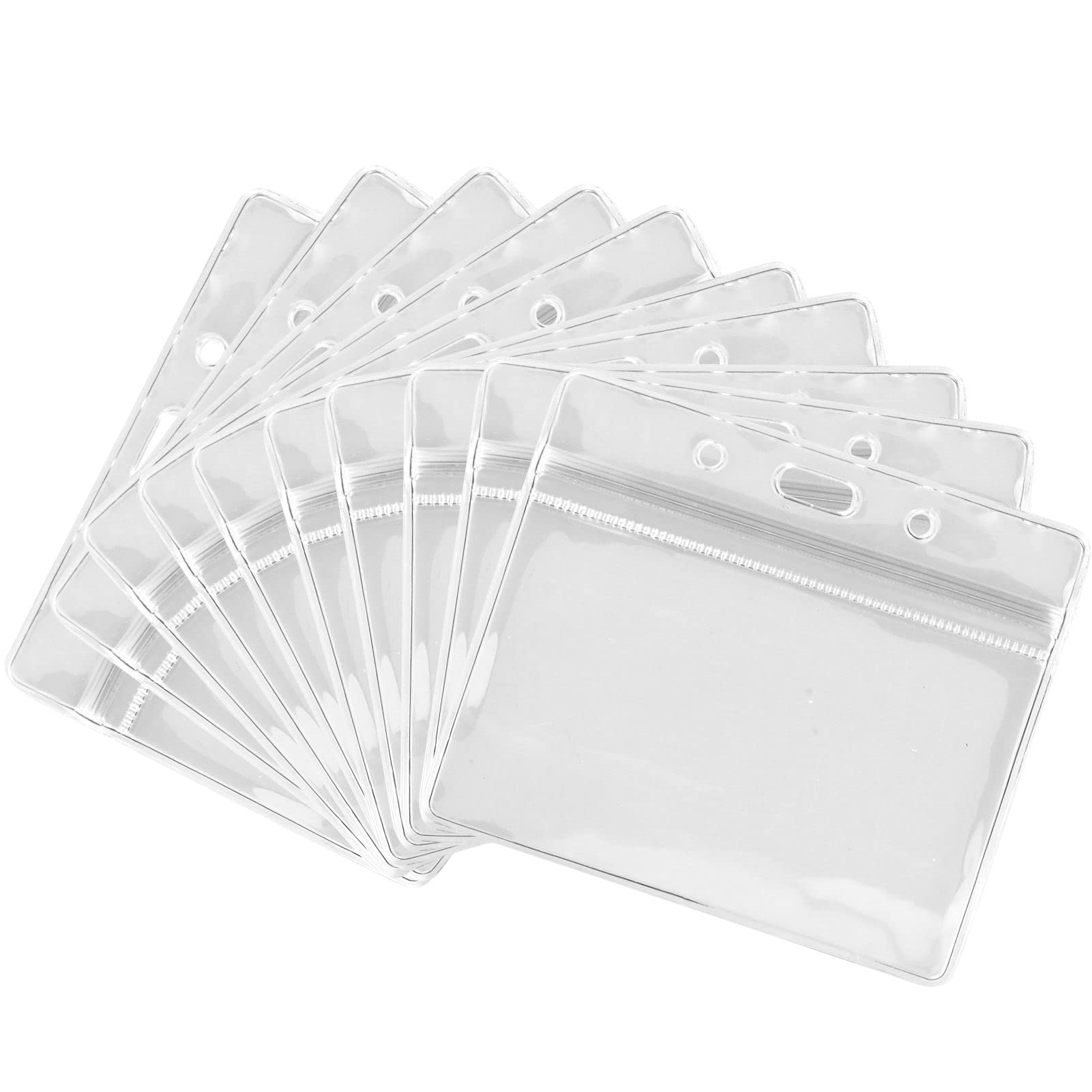 Porte-cartes Transparent Avec Cordon à Ressort – Résistant à L’eau – Pour Cartes De Crédit, Bus, Badge – Plusieurs Couleurs