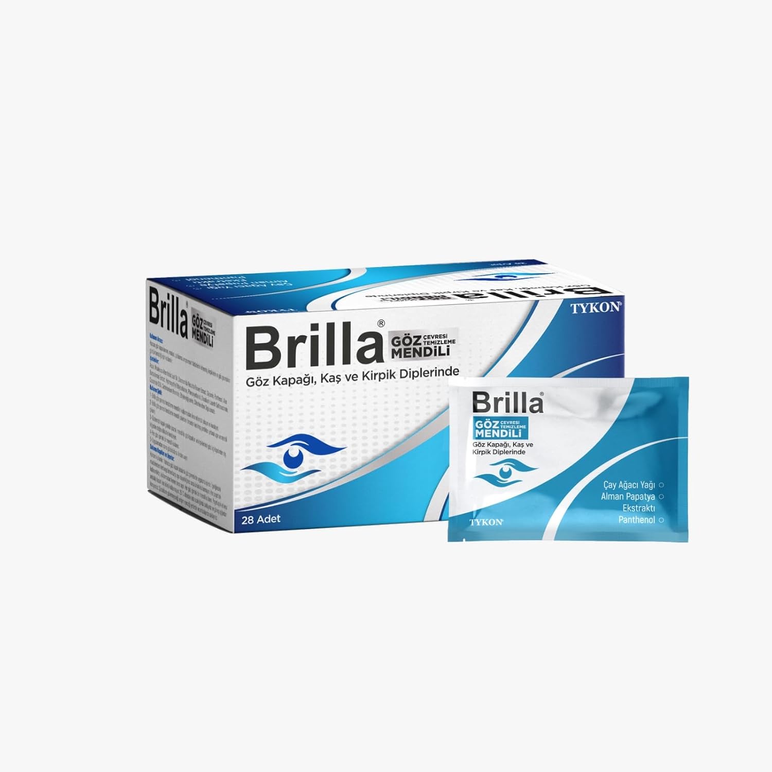 Brilla GÖZ Çevresi Temizleme MENDİLİ