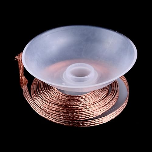 Miniatura 6 de 3515Soldadura de alambre cinta de desoldadura trenzada de estaño soldadura mecha de soldadura de bajo residuo para reparación de electrónica,