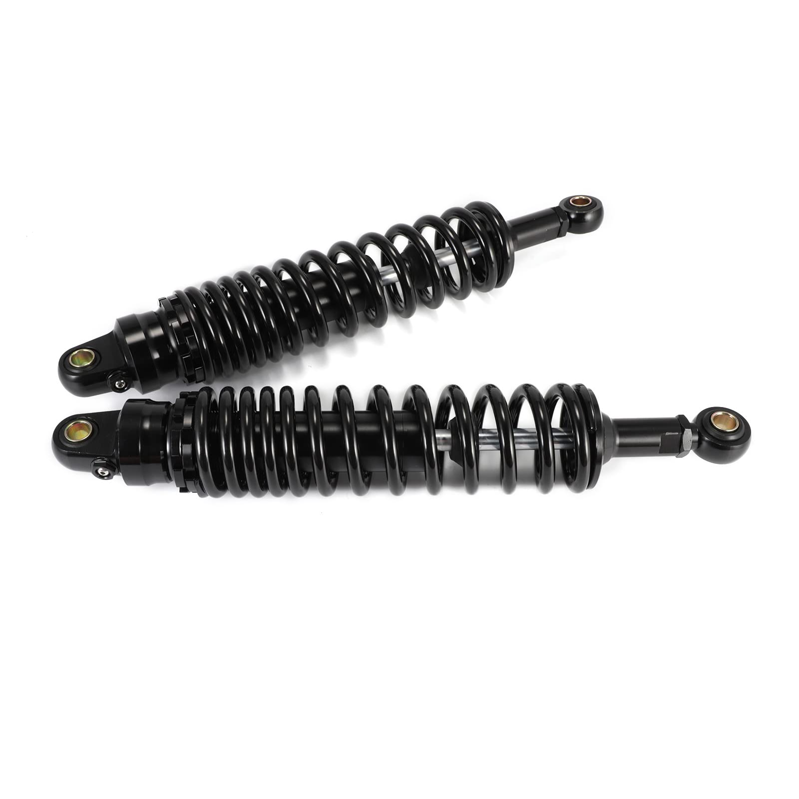 Universale Ammortizzatori Posteriori 8mm Molla Sospensione per XT500 RM370 SP500 GT550 CB700 CB400 XL185 XL125 ZRX1100 300cc Motorrad Geländefahrzeug ATV 380MM Nero