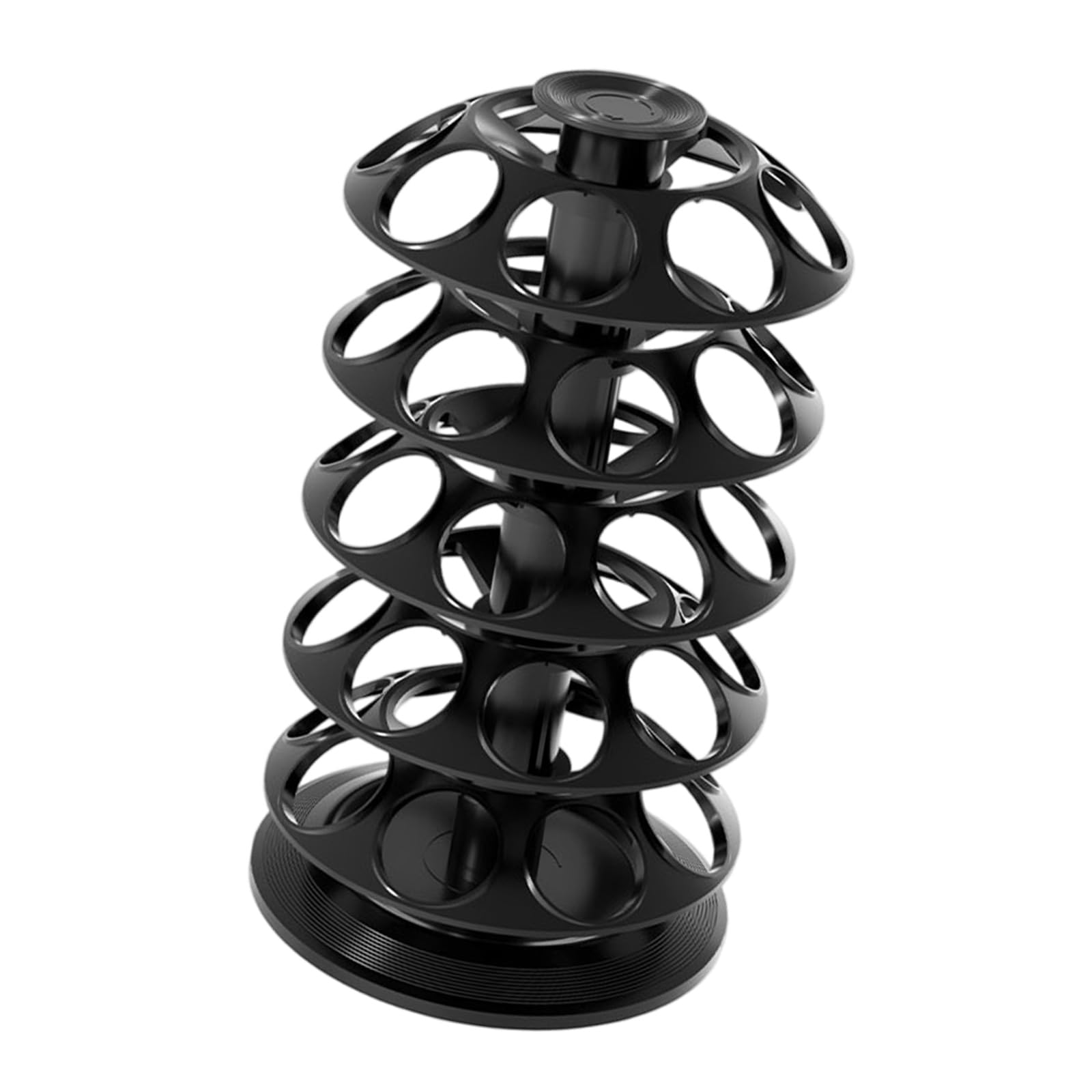 Qusinfc Storage Holds 40 Pods 360 Degree Rotation Sturdy Kitchen Organizers Coffee Holder