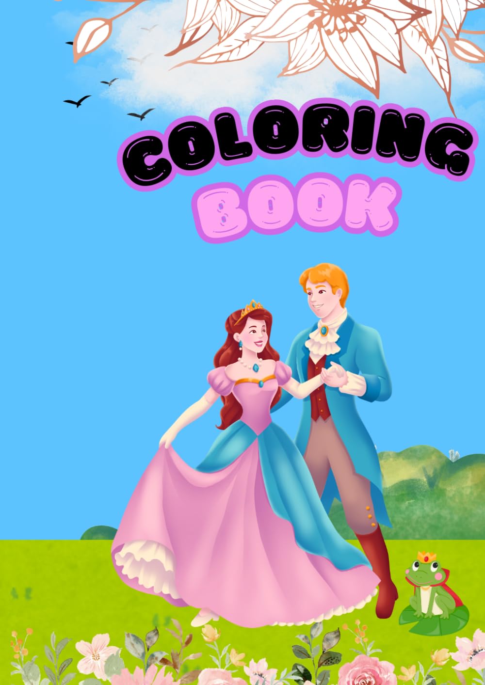 Magical Pony Castle Coloring Book for Kids Ages 4–8: Cute Princess Ponies, Unicorns and Fairy Castles – Fun and Easy Coloring Pages for Girls and Boys