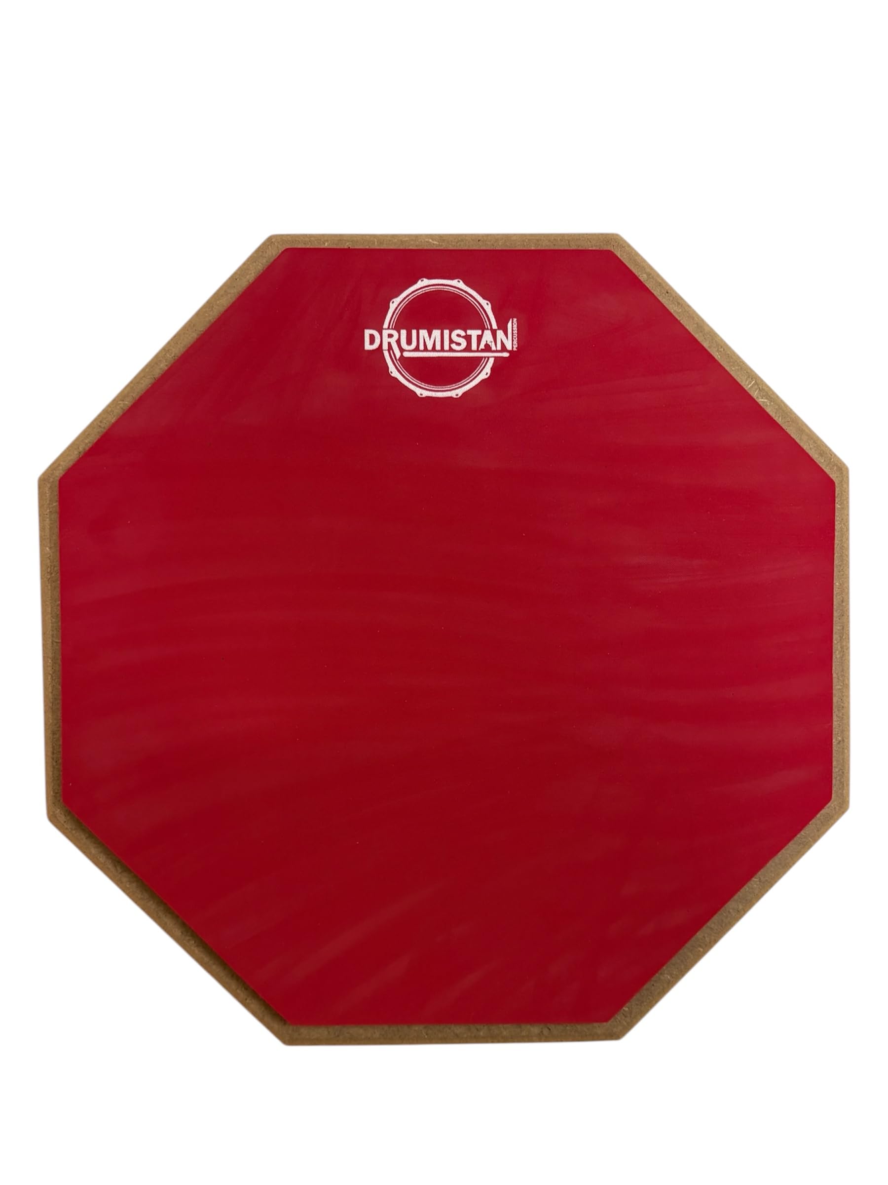 Real Rebound Drum Practice Pad | Double Sided | 12 Inch | Red | Realistic Rebound, Double Sided, Octagonal Shape, Silent Practice, 12 inch, Practice pad-image-26