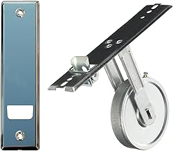 Window winder, 8 m, wheelbase 185 mm, complete with stainless steel plate