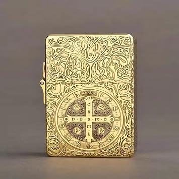 Zorro 915S Durable Brass Lighter, Retro Trench Heavy Armor Design with Thickened Build, Premium 230g Collectible 915-kj