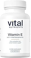 Vista 1 de Vital Nutrients Vitamina E con tocoferoles mixtos - Potentes suplementos antioxidantes de vitamina E para apoyar la salud cardiovascular* - Sin