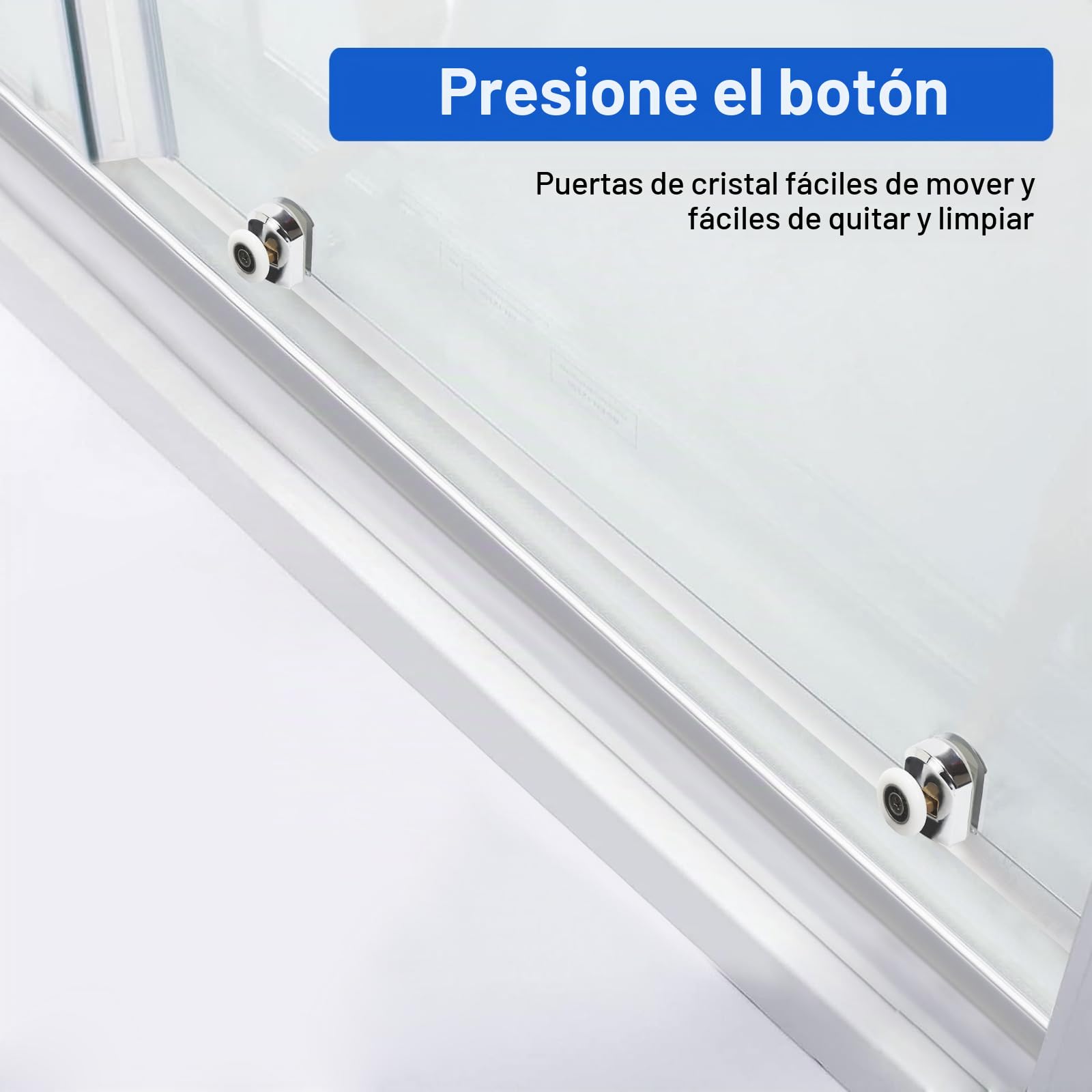 Rodillo para Puerta de Ducha 25mm, 4pcs Puertas de Ducha Ruedas para Puerta de Ducha para Vidrio de 4-6Mm Espesor, 4 Ruedas Corredores Polea Rodillo
