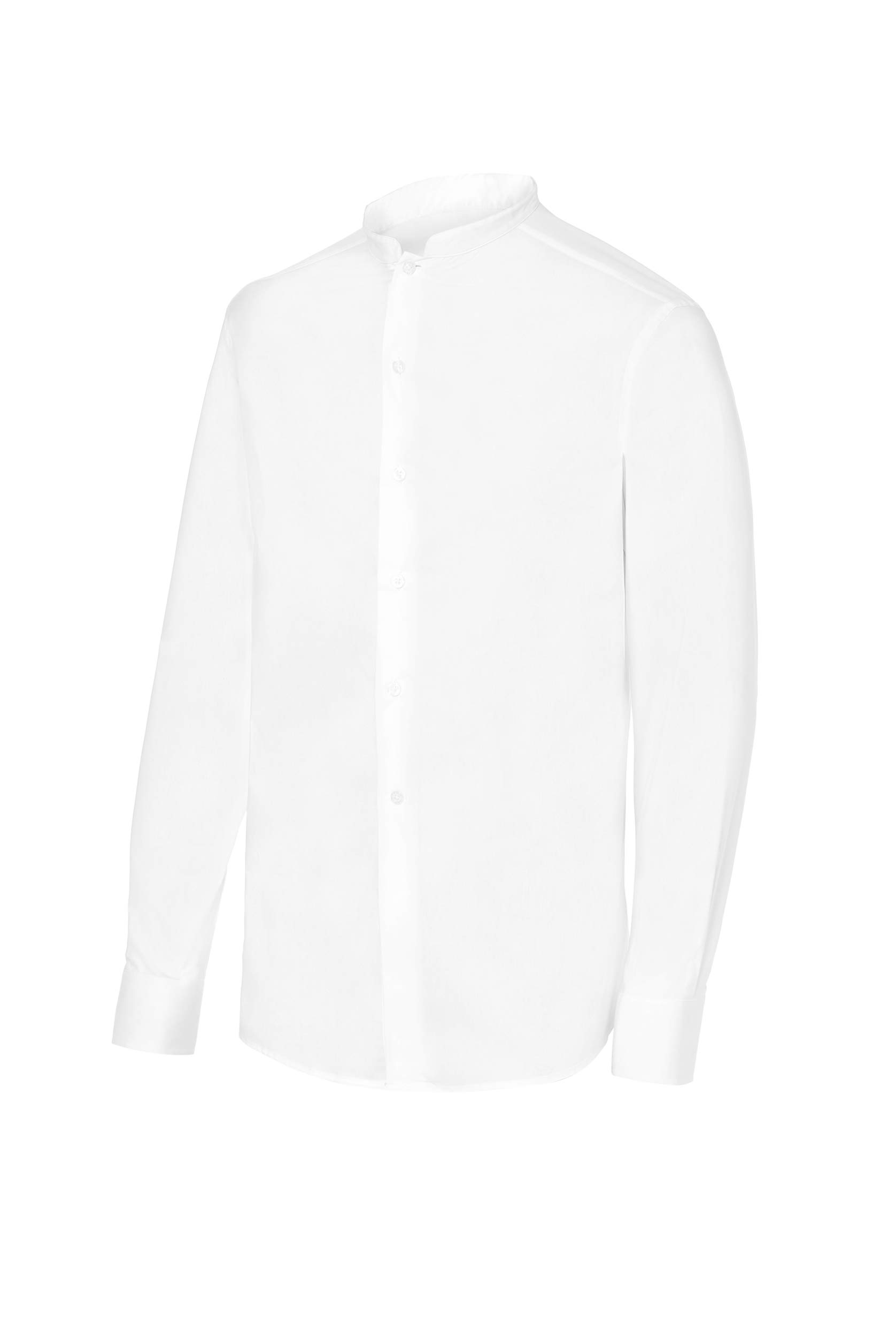 MONZA OBREROL Camisa de Camarero Manga Larga Cuello Mao Hombre. Ropa Camarero/Hosteleria Ref: 2139