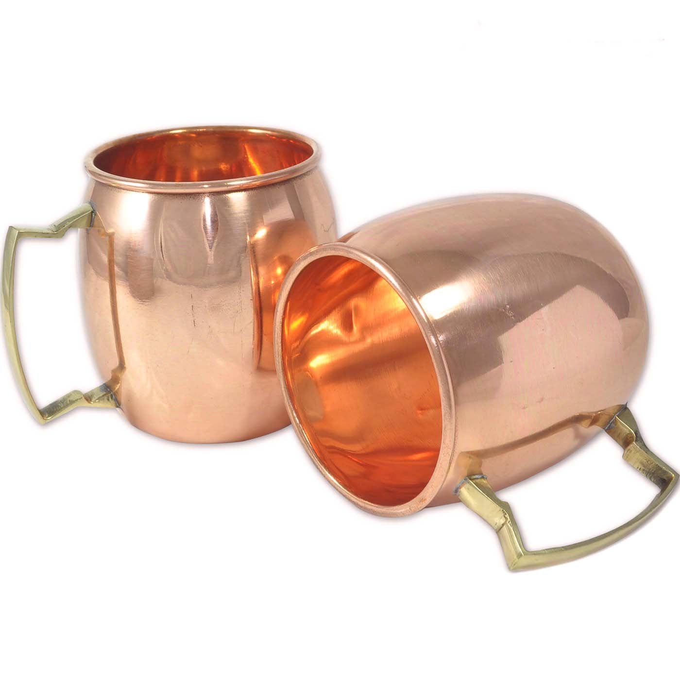 BENICCI Set di 4 tazze Moscow Mule, 100% realizzate a mano | WhichOne