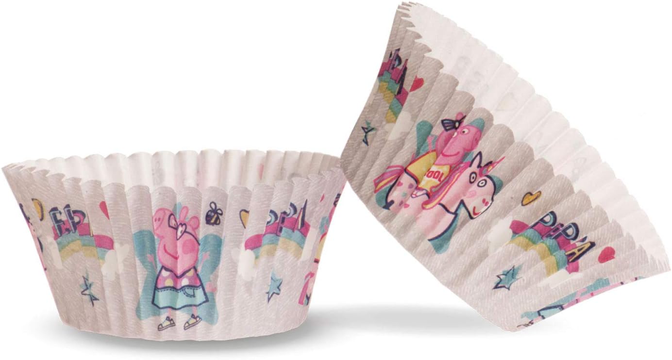 Dekora Peppa Pig Cupcake Cases Paper, 0.05 kg, 339260