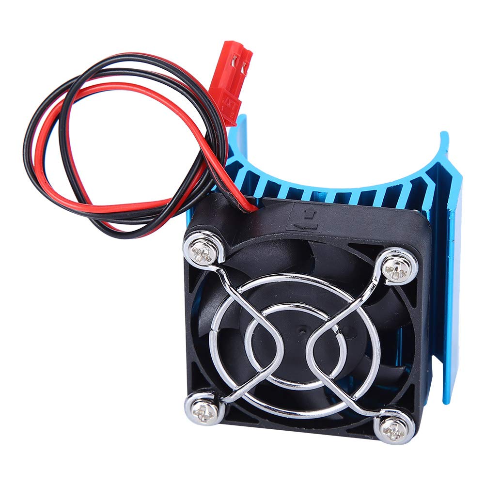 Set ESC Motore RC 3650 Senza Spazzole 3100KV con Scheda Programma ESC 45A e Dissipatore di Calore per 1 10 Auto RC, modalità Freno e Avvio Regolabile, per Principianti e Utenti Hobby (60A)