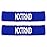 1 Pair Nxtrnd Bicep Bands, Sweat-Absorbent Arm Sweatbands, Football Accessory (Blue)