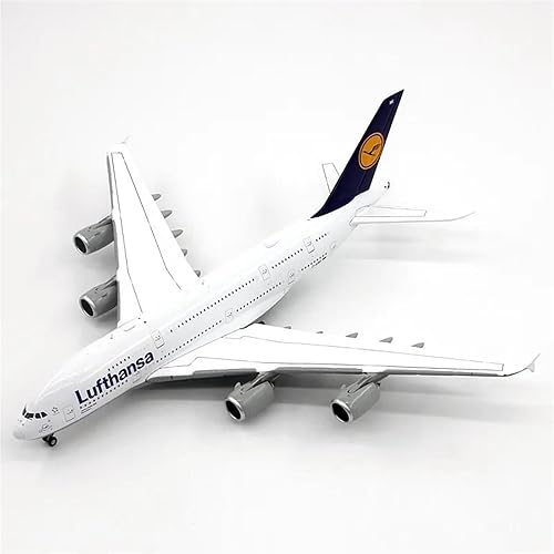 Miniatura 3 de Escala modelo de avión 1400 para avión Lufthansa Airbus A380 modelo de avión de aleación modelo de aeronave Modelo de avión Modelo de avión