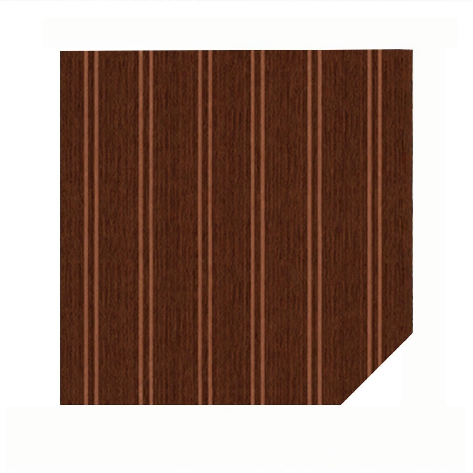 Wallpaper Brown Stripe Peel and Stick Self Adhesive Wallpaper for Living Room Waterproof Vinyl, Art Deco Thicken Sticky Back Plastic Removable