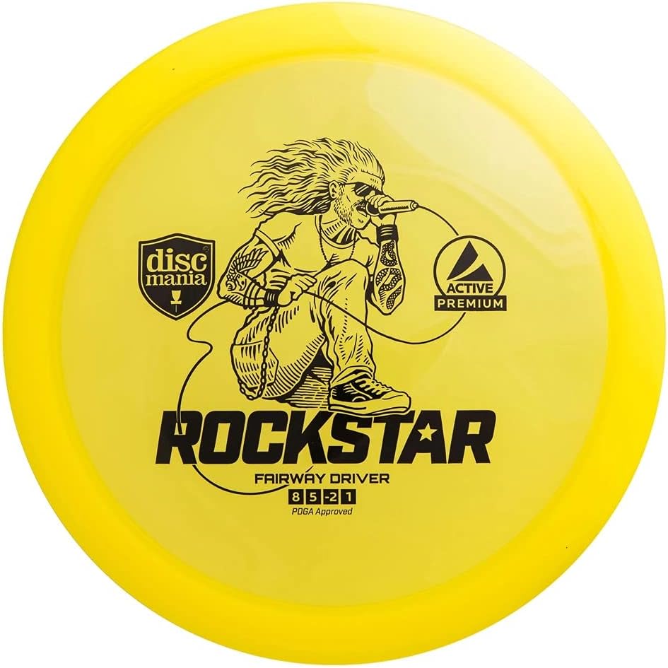 Discmania Active Premium Rockstar Fairway Driver Golf Disc [Colors May Vary] - 165-170g