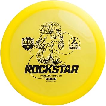 Discmania Active Premium Rockstar Fairway Driver Golf Disc [Colors May Vary] - 171-175g