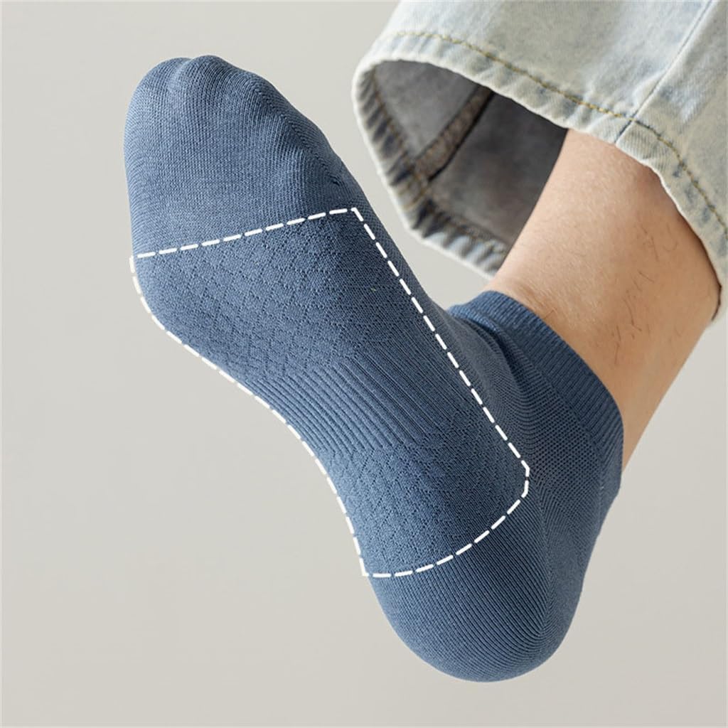 Boat Socks, Men's Thin Cotton Socks, Shallow Mouthed Men's Breathable Short Socks