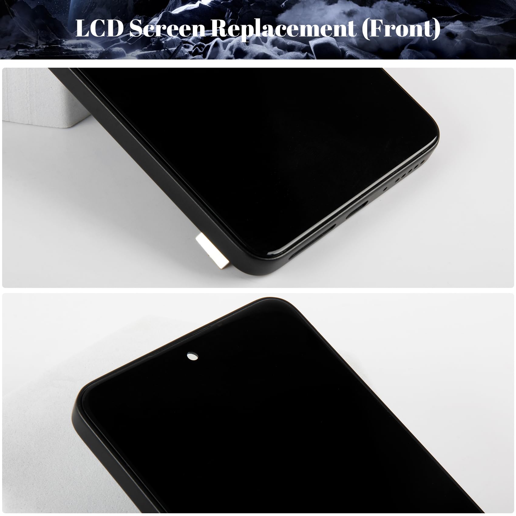 OLED LCD-Display für Xiaomi Redmi Note 13 4G für Xiaomi Redmi Note 13 4G Bildschirm Ersatz für 23129RAA4G Touchscreen Digitizer Montage Reparaturteile Kits mit Rahmen