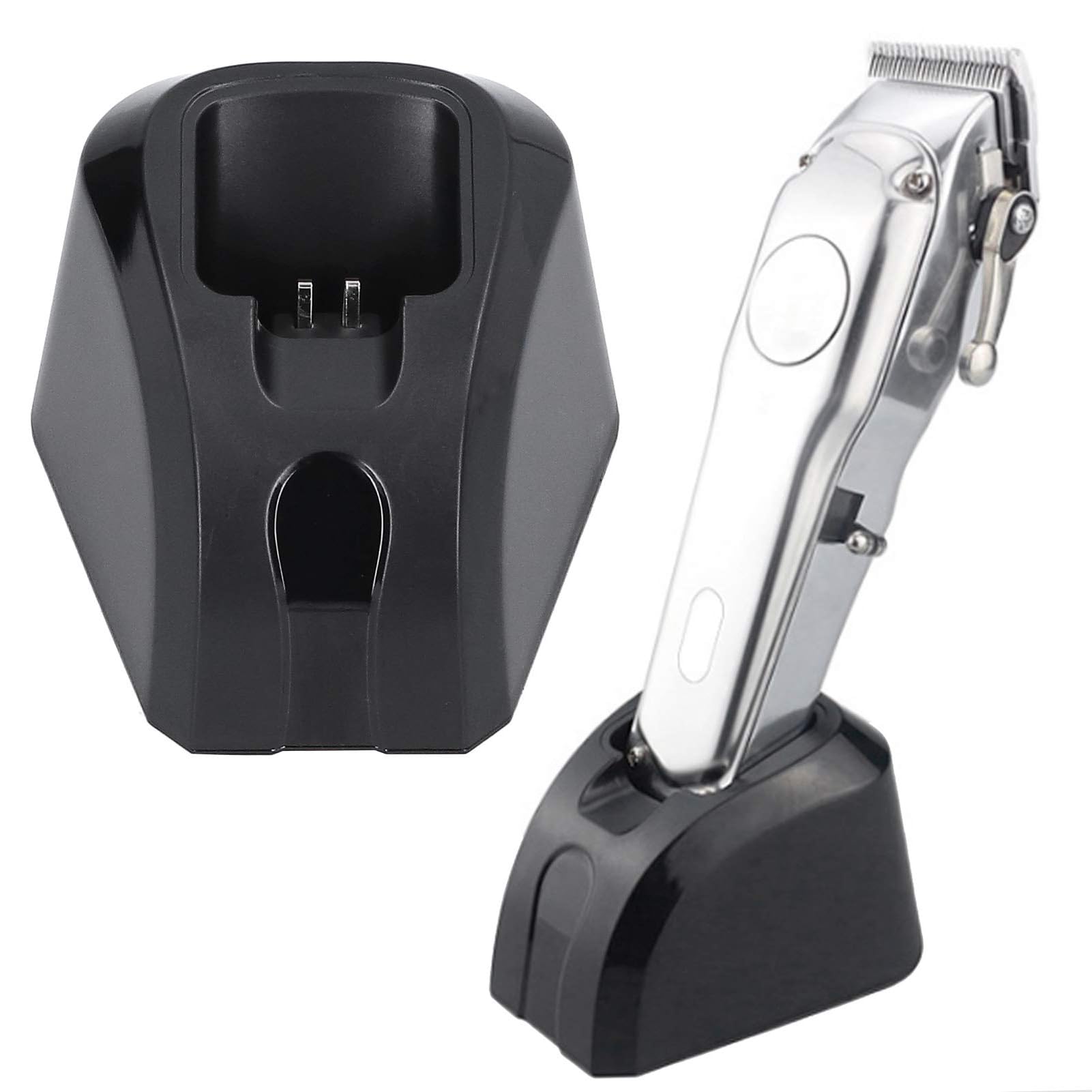 TERRIFI Hair Clipper Charging Stand, Charging Base Charger Stand, Replacement Accessory Fit Light Weight for Home for Hair Salon, for Wahl 8148/8164 / 8504/8509 / 8591/81919 Series Hair Clipper