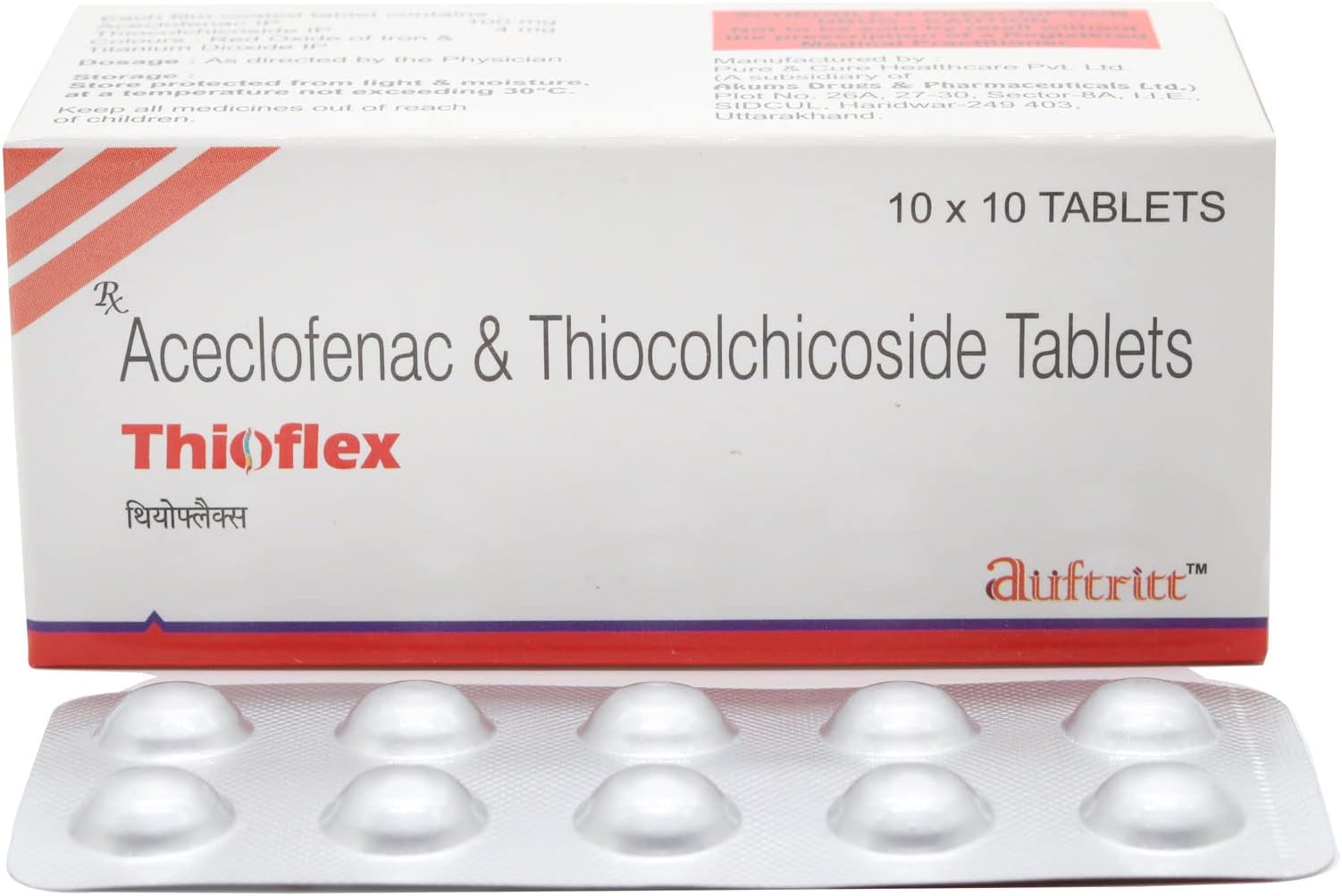 Thioflex - Strip of 10 Tablets