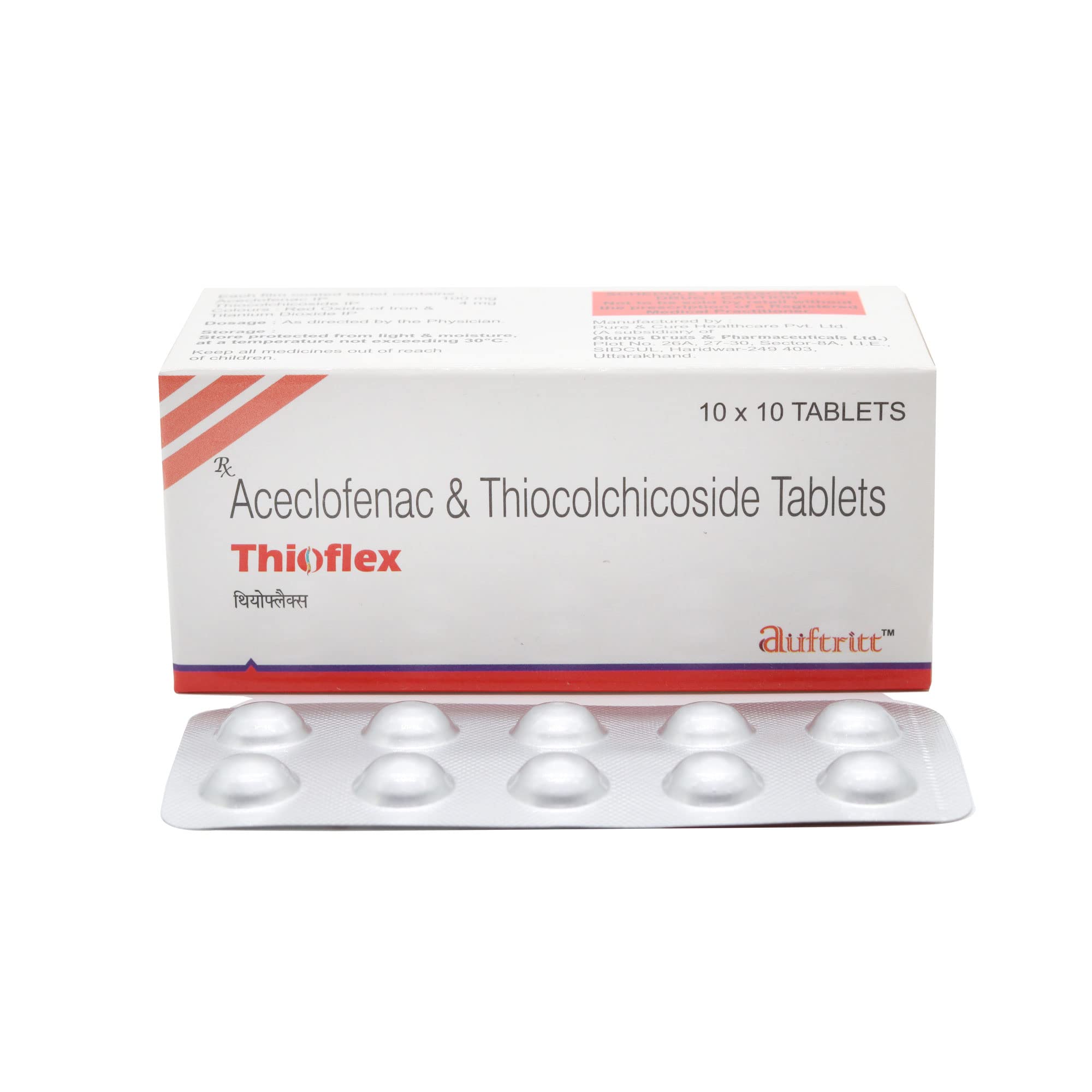 Thioflex - Strip of 10 Tablets