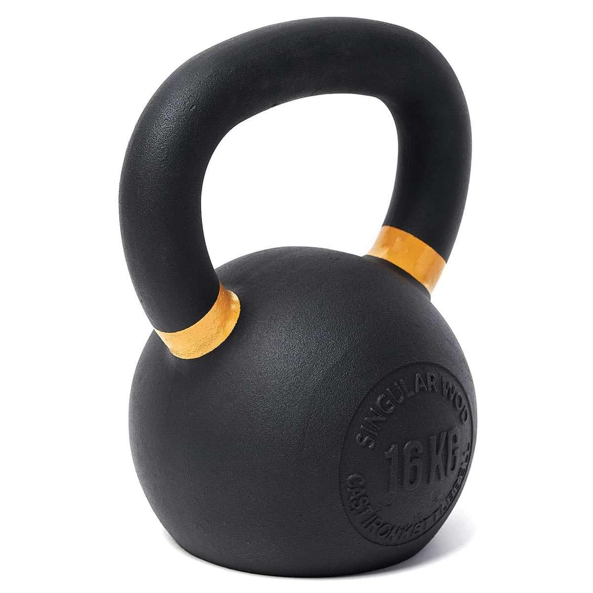 Kettlebell SINGULARWOD – Pesa rusa de hierro fundido para crosstraining y fitness. Ideal para swings, snatch, clean, press y sentadillas en casa o gimnasio. Pesas Rusas PRO