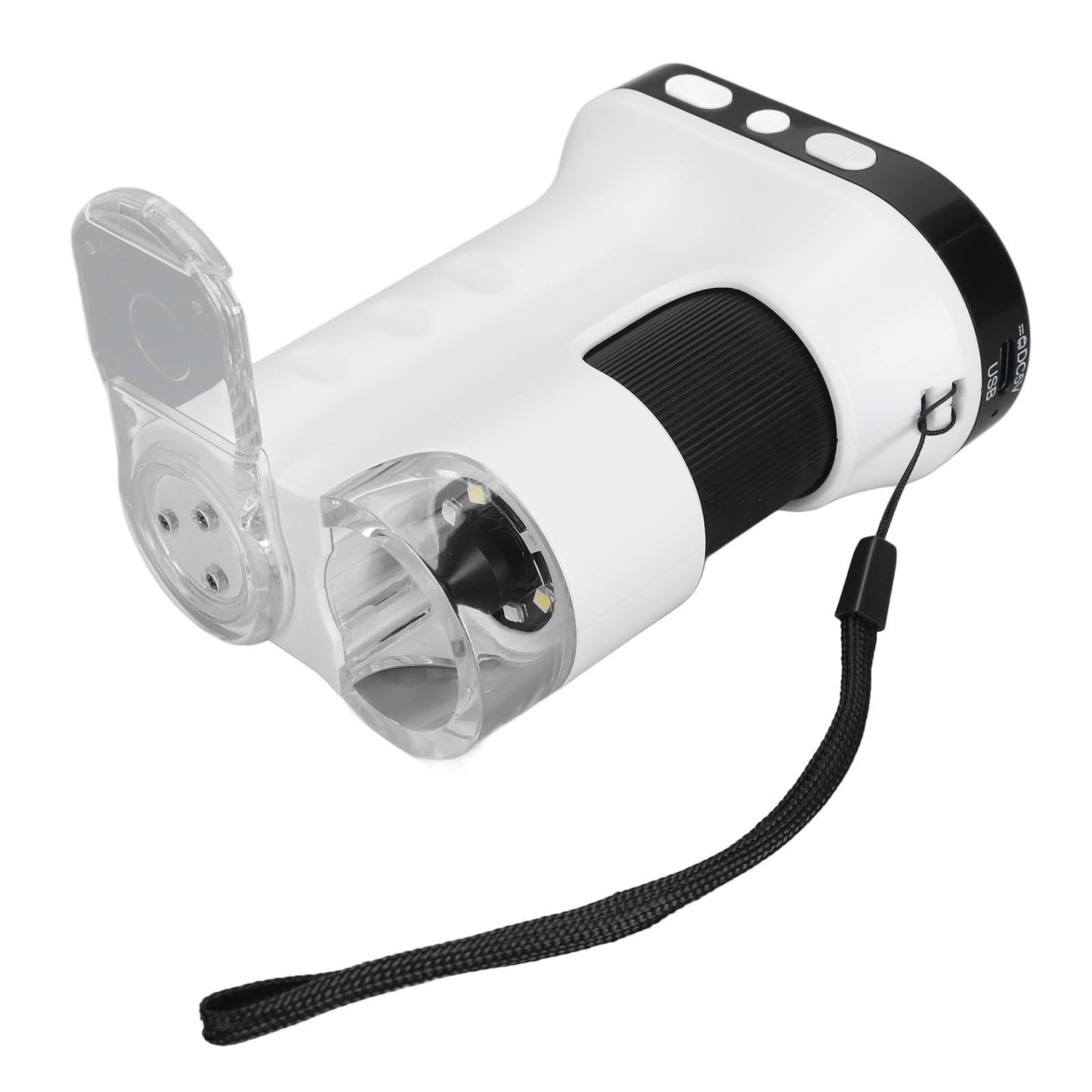 Cámara de Microscopio Digital de Mano, Microscopios de Bolsillo 1080P para Adultos y Niños con Iluminación LED, Pantalla LCD de 2,4 Pulgadas, Compatible con Vista de PC en Tiempo