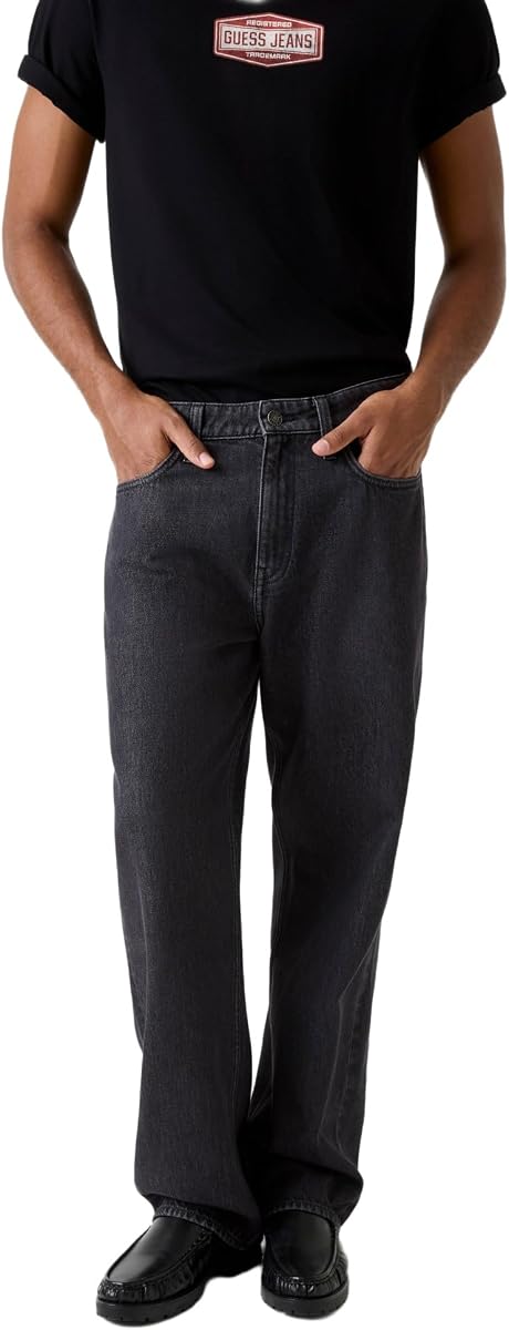 GUESS G18 Vaqueros Relajados Negro