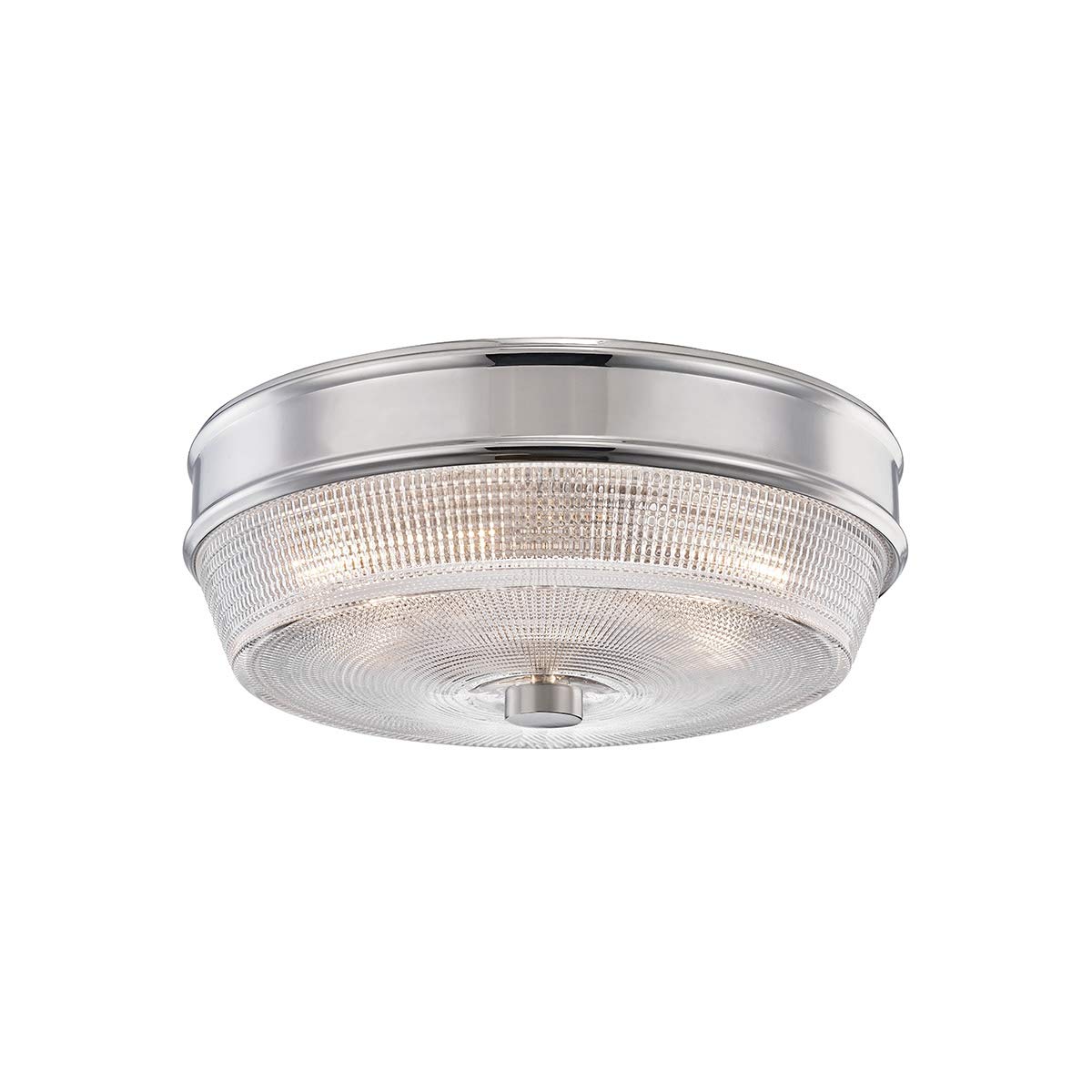 Mitzi H309501-PN Lacey-2-Light Flush Mount in Style-10.25 Inches Wide by 4.25 Inches High, Finish Color: Polished Nickel