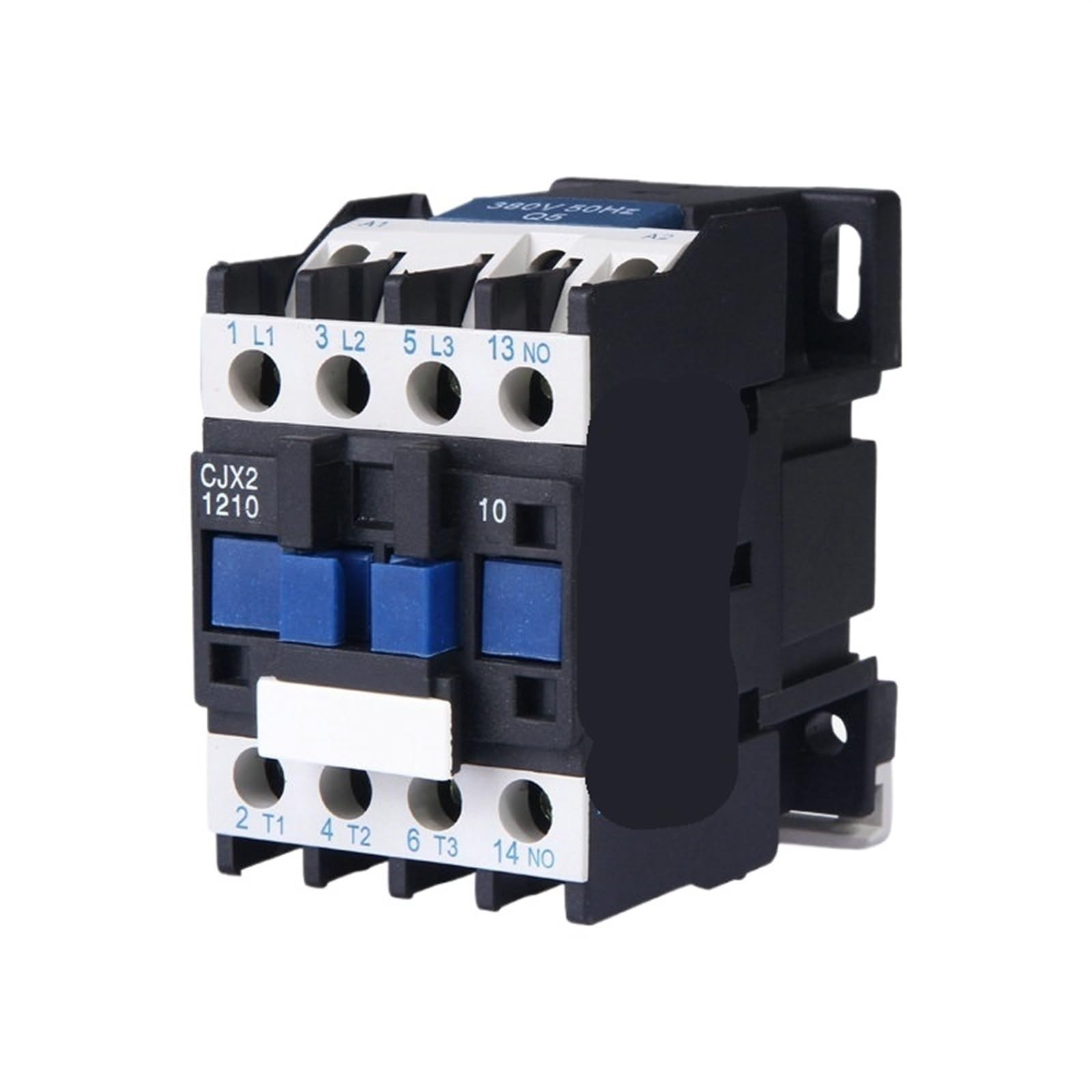 Contacteur CA 12A bobine 380V haute isolation CJX2-1210 triphasé à 3 pôles robustes