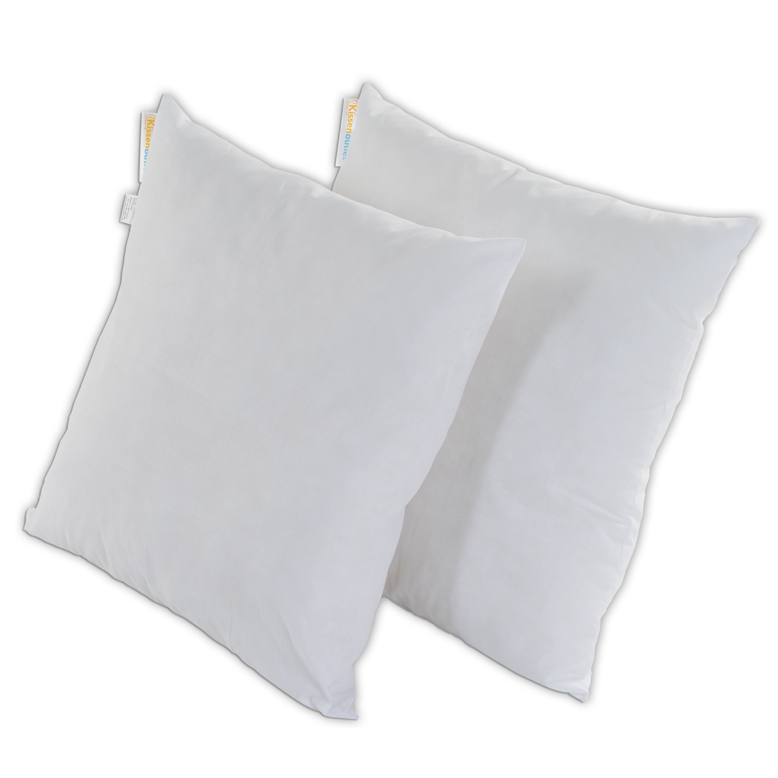 2er Set Kissen 70 x 70 cm, Ökotex, waschbar bis 60 Grad, Made in DE, Sofakissen, Kissenfüllung, Zierkissen für Allergiker, Premium